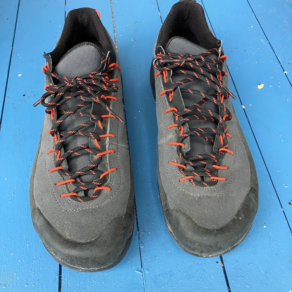 La Sportiva Gray and Red approach shoes. Brand new.